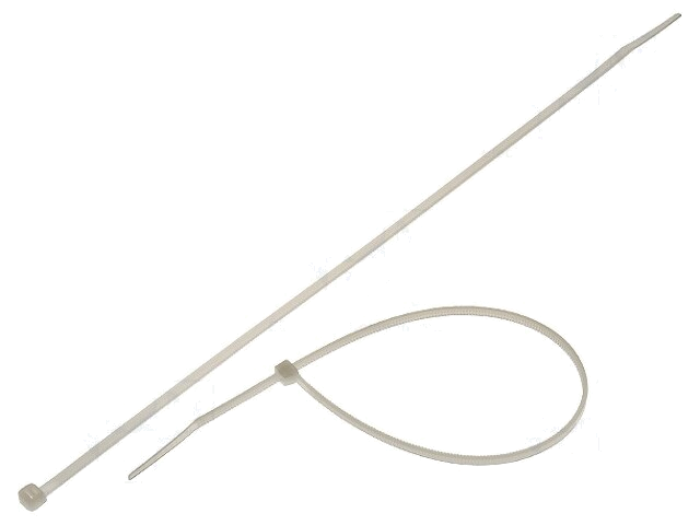 Kabelbinder; L: 292mm; W: 3,6mm; polyamide; 176,5N; natuurlijk Kabelbinder; L: 292mm; W: 3,6mm; polyamide; 176,5N; natuurlijk